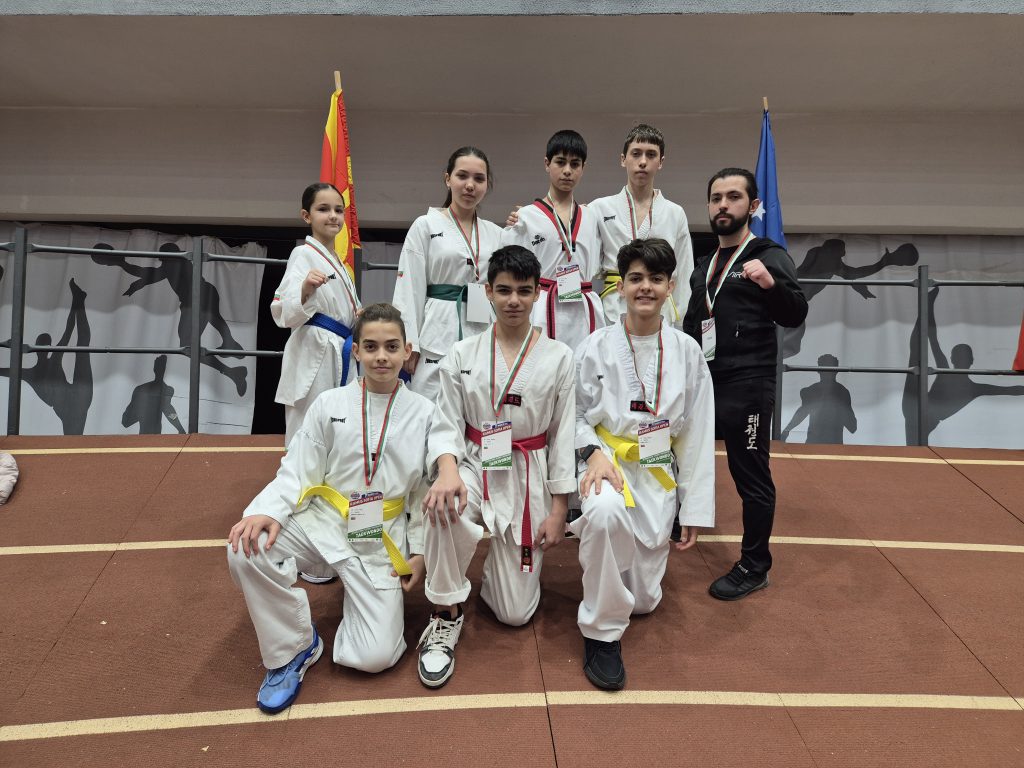 Три златни и един бронзов медал за великотърновските таекуондисти от силен международен турнир