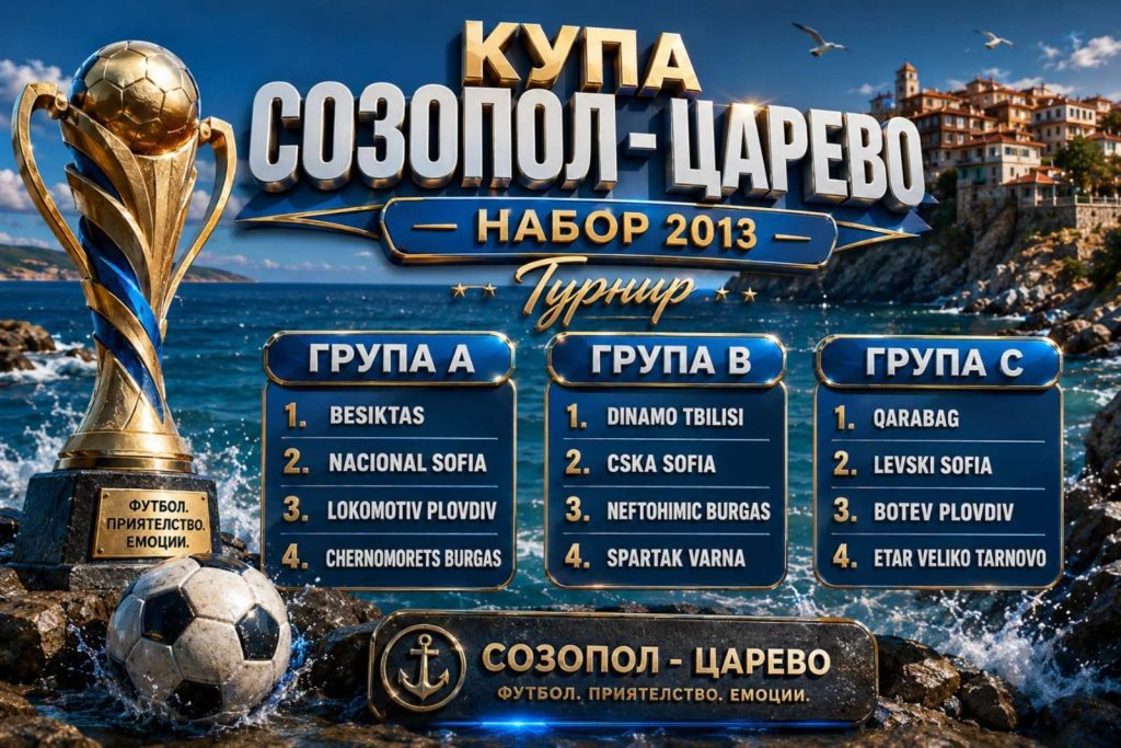 “Етър” (2013 г.) в силен турнир с “Бешикташ”, “Карабах” и “Динамо” (Тбилиси)